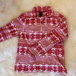 Lands End Fleece Quarter Zip